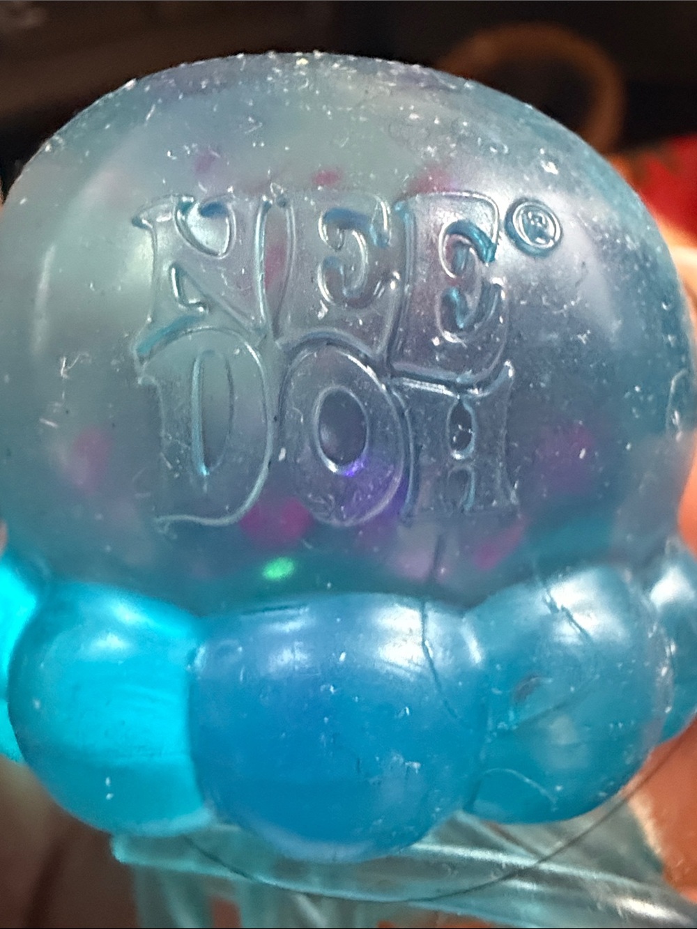 Mini NeeDoh Jelly Squish Blue Kids Squishy Toy - Nee Doh - Picture 8 of 8
